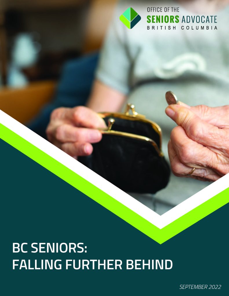 BC Seniors: Falling Further Behind