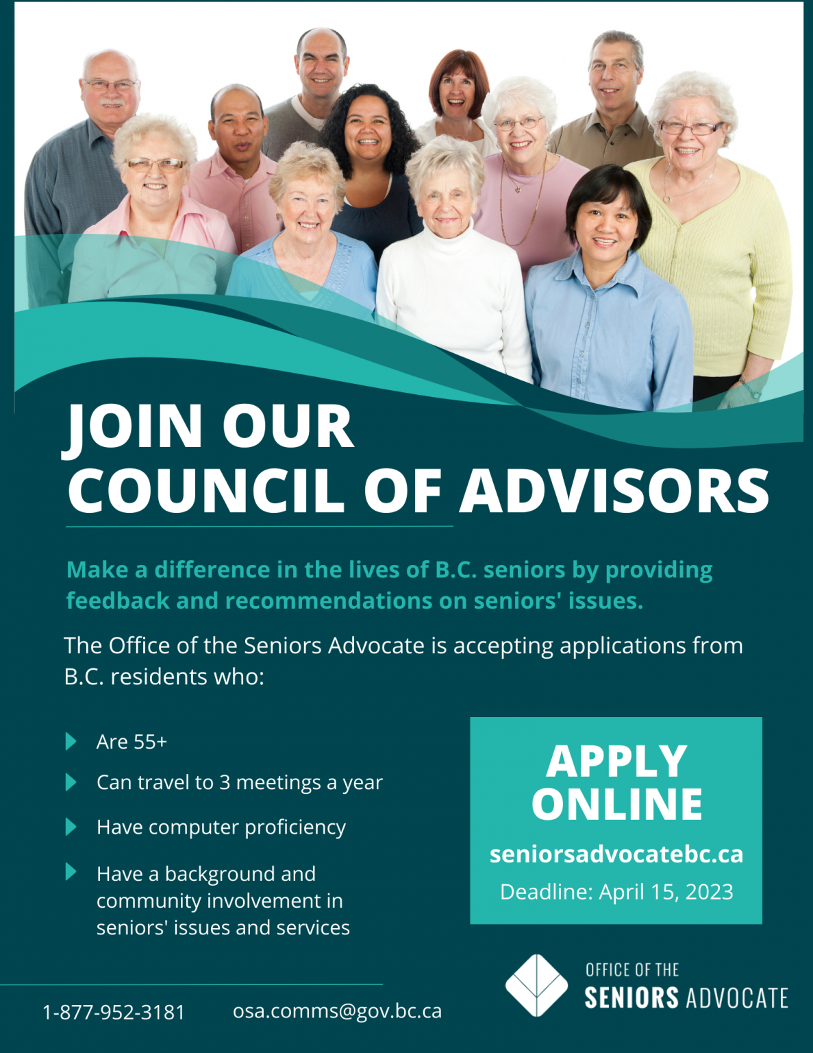 Join The Office Of The Seniors Advocate Council Of Advisors – Council ...